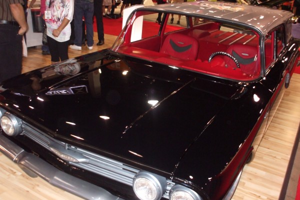 customized vintage chevy station wagon at 2012 SEMA show
