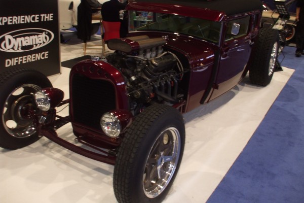 vintage ford 5 window hot rod at 2012 SEMA show