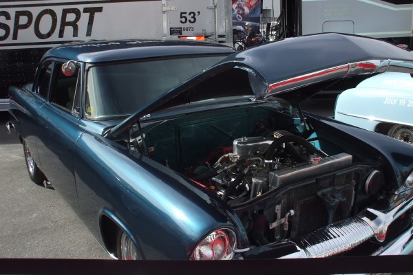 1955 hotrod mopar coupe on display at 2012 SEMA show