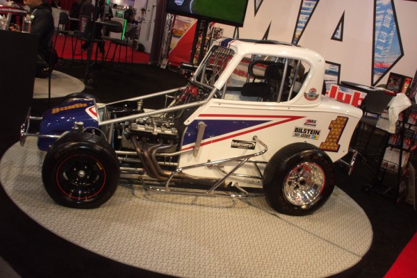 midget style racer on display at 2012 SEMA show