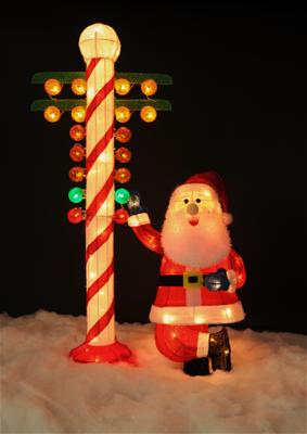 Santa Christmas Light