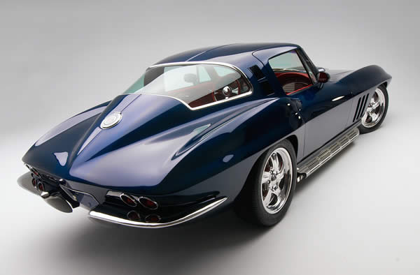 1965 chevy corvette sting ray custom show car , rear