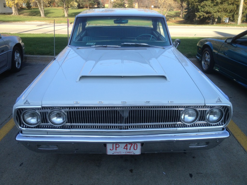 1965 Dodge Coronet, front grille and headlights