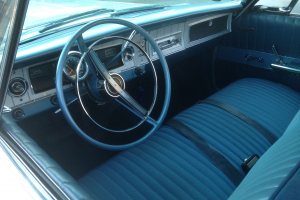 1965 Dodge Coronet, interior shot