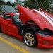 red dodge viper gts at all mopar car show thumbnail