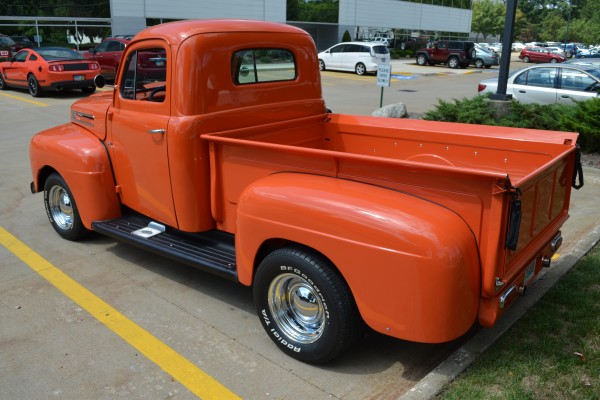 rear quarter view of a 1948 Ford F-1 Truck hot rod