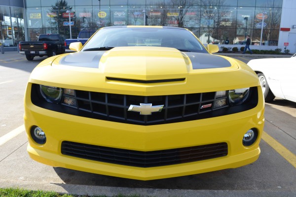 front grille of a 5th gen chevy camaro