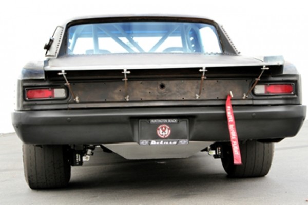rear view of a first-gen chevy chevelle muscle car
