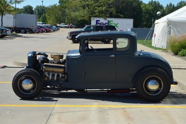 side profile view of a 1931 Ford Hot Rod