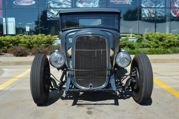 front grille view of a 1931 Ford Hot Rod