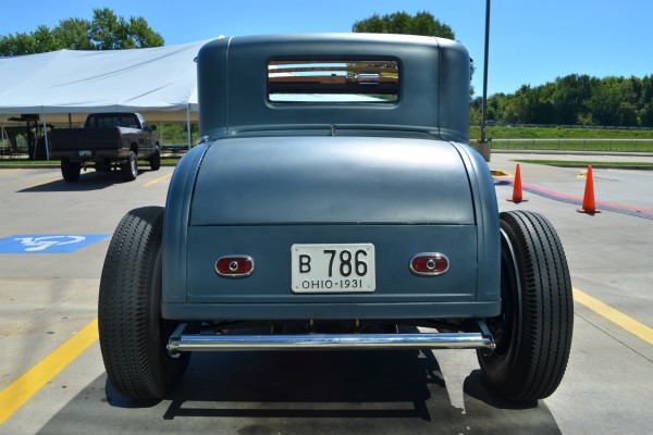 rear view of a 1931 Ford Hot Rod