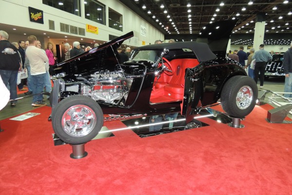customized ford hot rod show car roadster