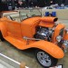 vintage orange ford roaster hot rod with rumble seat thumbnail