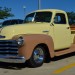 vintage chevy 3100 pickup truck in parking lot thumbnail