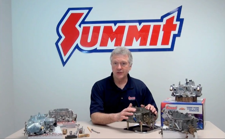 video still of main explaining carburetor adjustment
