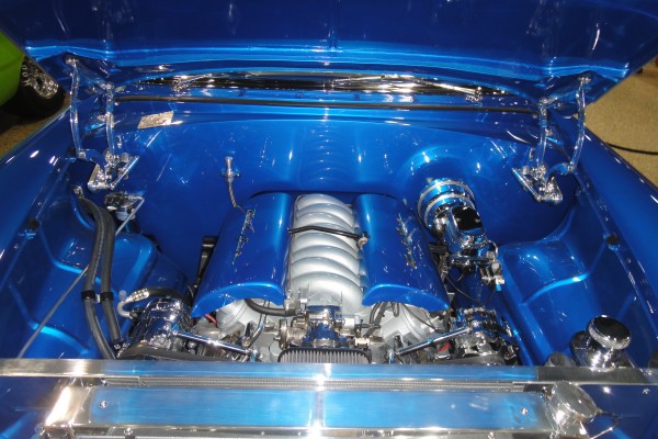 LS Engine in a vintage muscle car