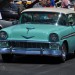 1956 Chevy Bel Air Coupe driving into car show thumbnail