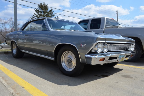 1966 Chevy Chevelle, front passenger side view