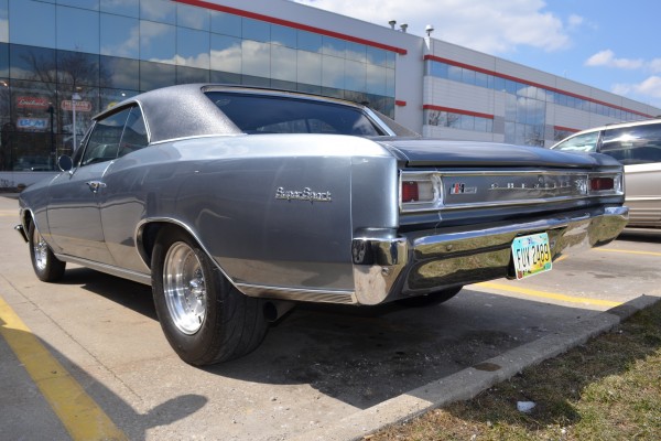 rear quarter view of a 1966 Chevy Chevelle