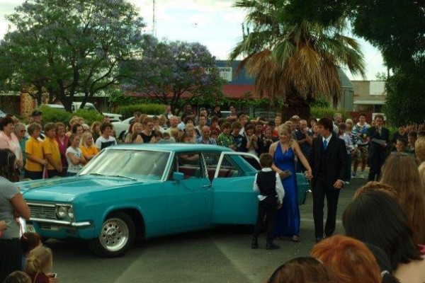1966 Chevy with prom couple