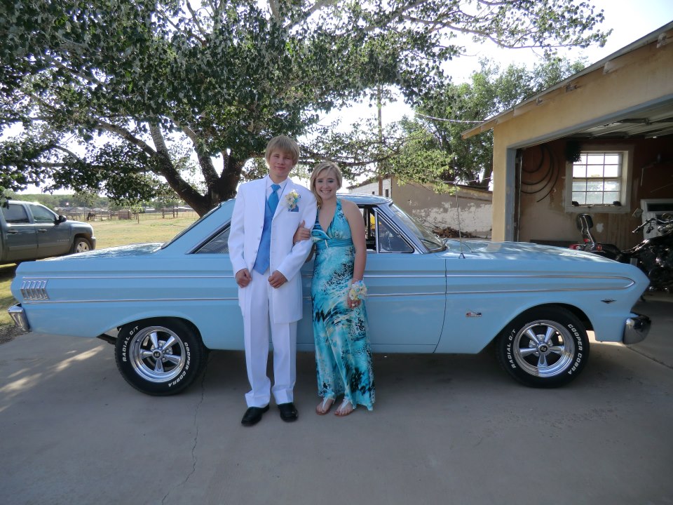 Ford Falcon prom date photo