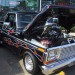 Classic blown black Chevy pickup with flames thumbnail