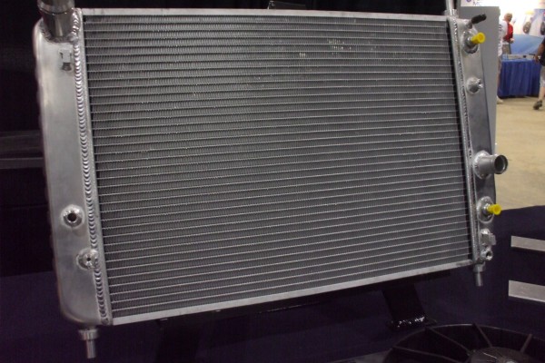 dewitts radiator in automotive trade show display