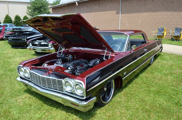 vintage chevy impala lowrider coupe