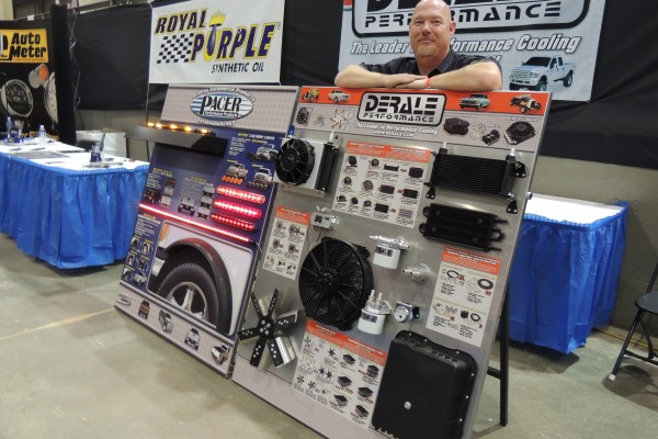 derale cooling automotive trade show display