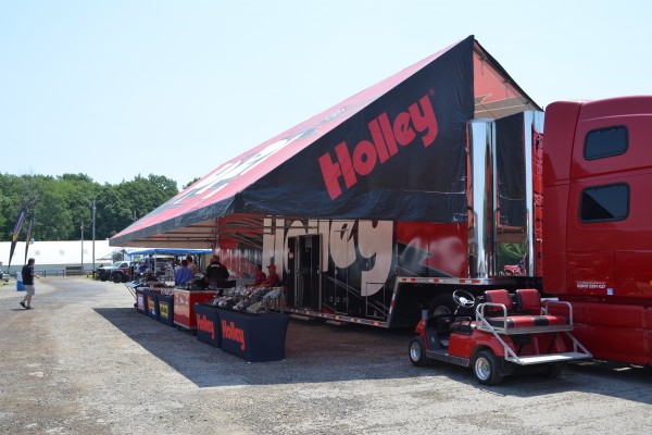 holley semi truck automotive trade show display
