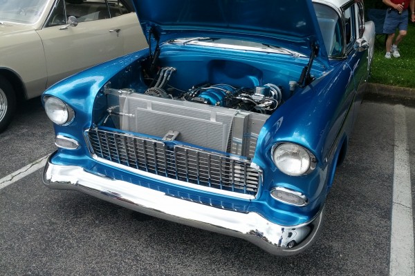 1955 chevy bel air with ls engine swap