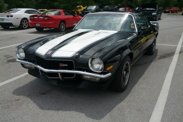 chevy second gen camaro z28 with cowl induction hood