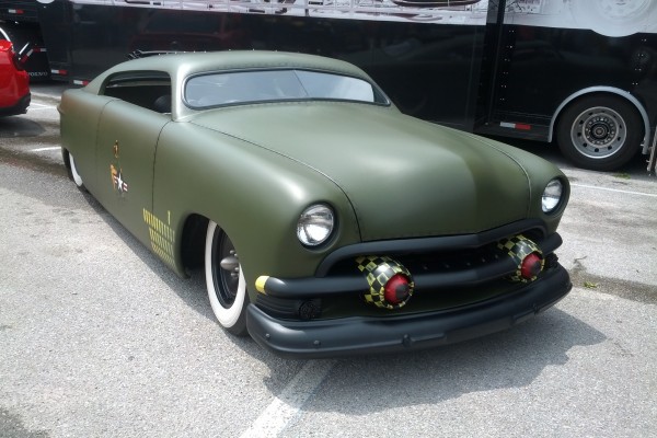 green army air corps themed mercury lead sled coupe