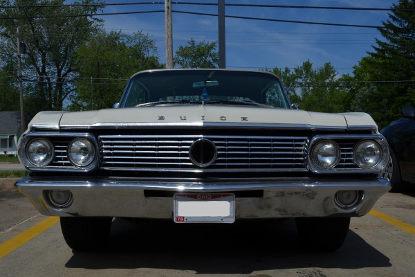 1963 Buick LeSabre, front bumper and grille