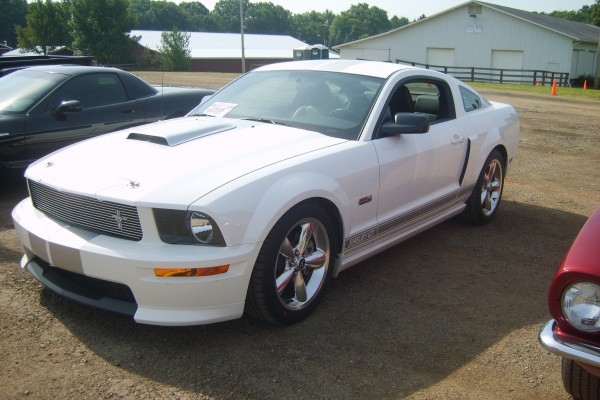 white ford mustang gt s197
