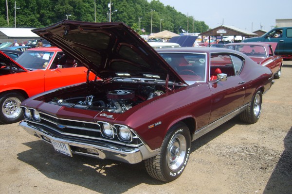 maroon chevy chevelle ss