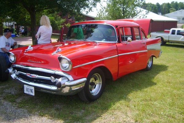 1957 chevy post coupe