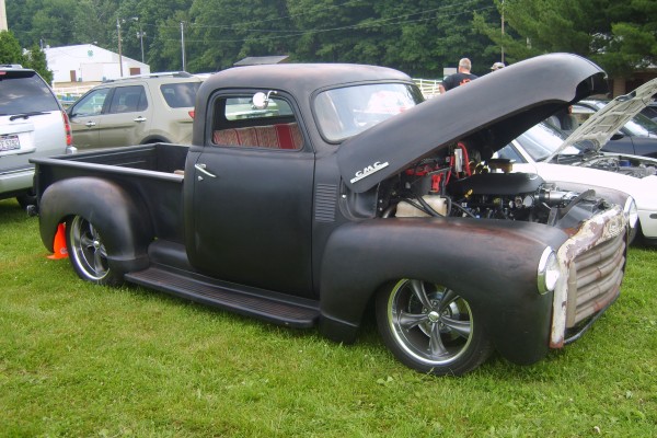 vintage ls swapped gmc pickup truck