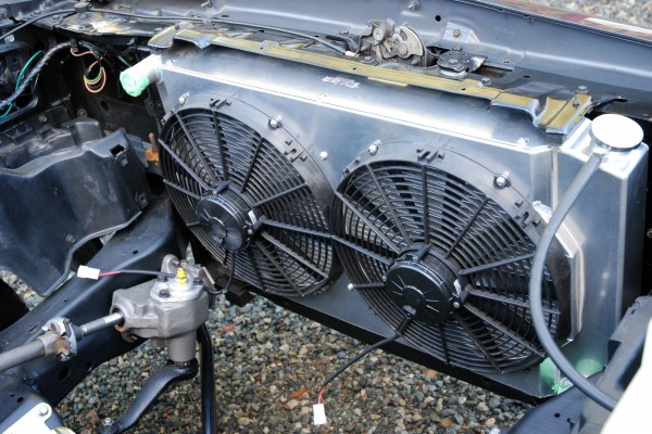 high-capacity aluminum radiator for a Buick Regal