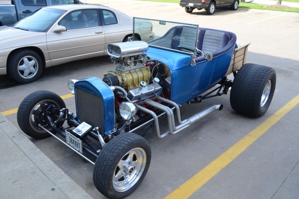 supercharged ford t bucket hot rod