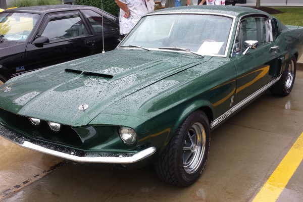 Green 1968 Shelby GT350 ford mustang