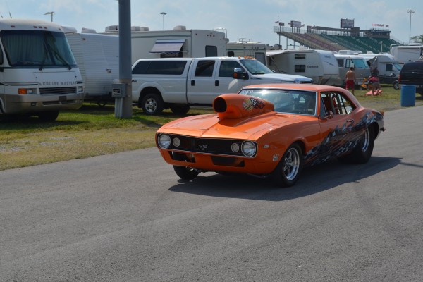 pro stock style first gen chevy camaro drag race car
