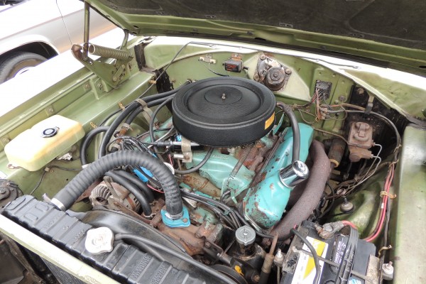 Mopar V8 Engine in a classic muscle car