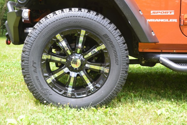 custom RBP wheels on a jeep wrangler JK