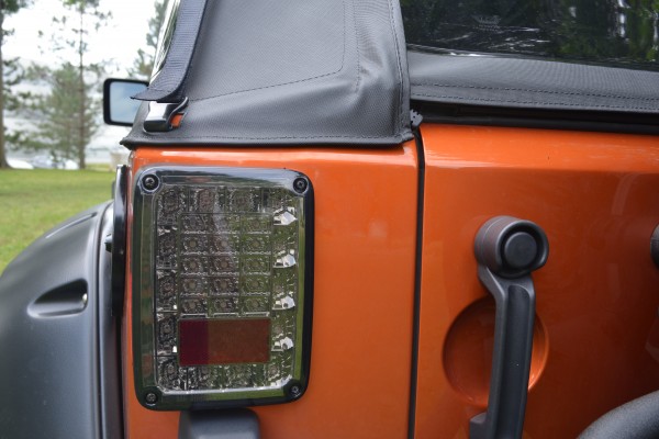 custom taillights on a jeep wrangler JK