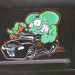 close up of rat fink logo painted on a hot rod thumbnail