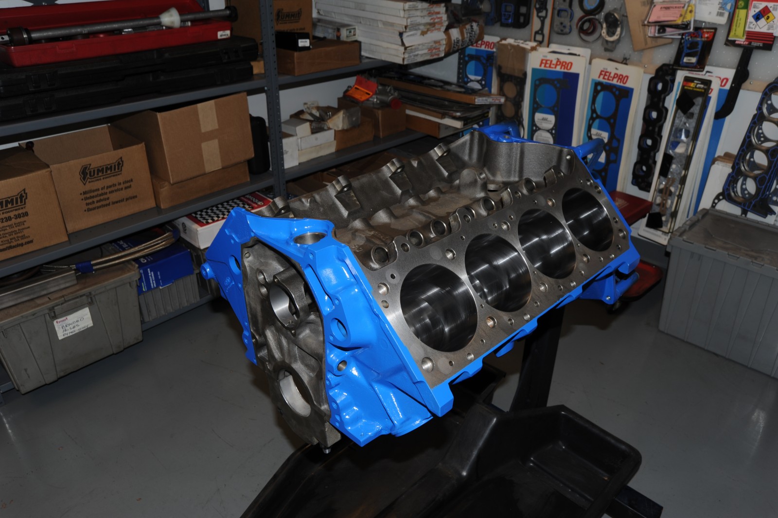 (604 to be exact), the Ford Racing A460 block features siamesed bores to in...