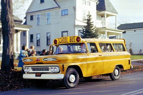 1959 Chevy Suburban school bus