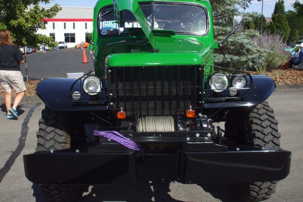 front view of a Dodge WC-53 panel truck