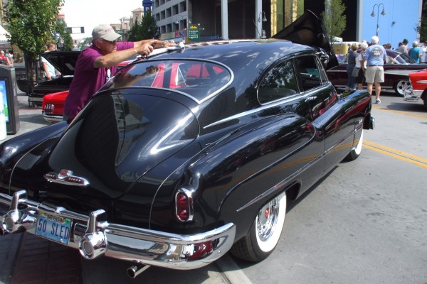 rear view of a 1950 Buick